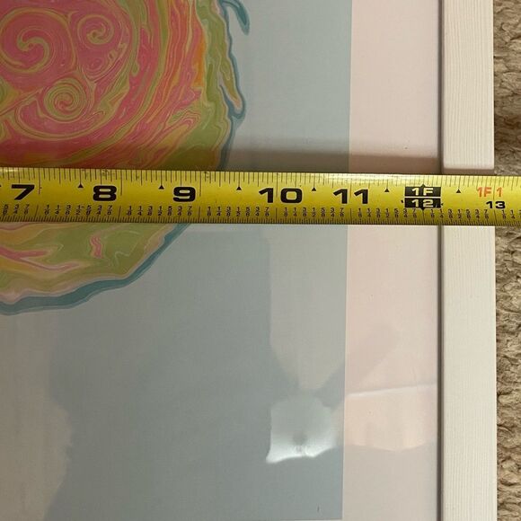 Framed Inspirational “Alignment” “222” Bohemian Art Print w/Abstract Design - Picture 10 of 12